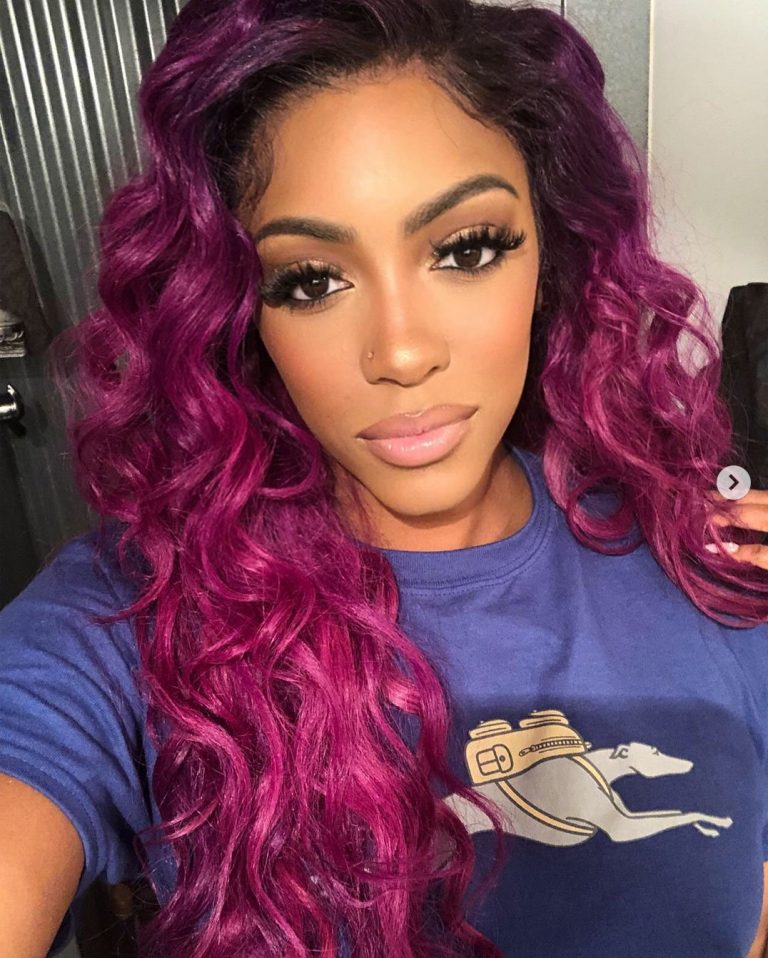 Porsha Williams Looks Gorgeous In Lavender – Check Out Her Jaw-Dropping Outfit