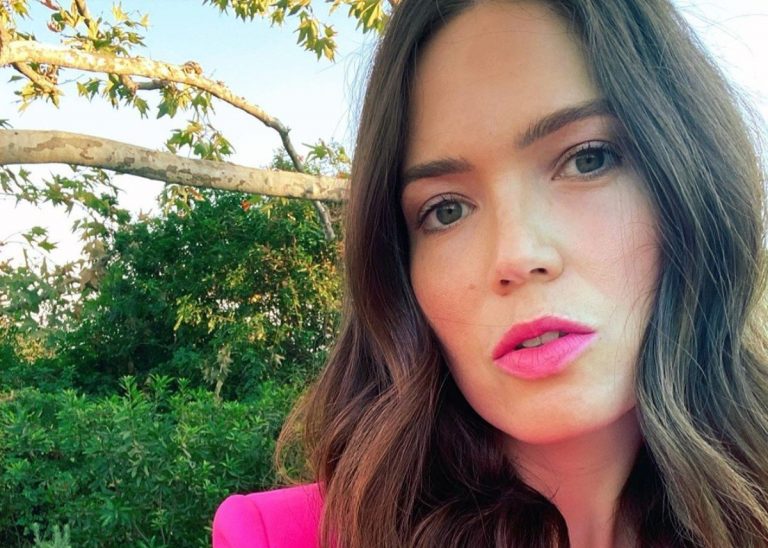 Mandy Moore Dresses Her Baby Bump In This Hot Pink Blazer — See The Look!