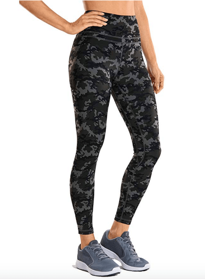 CRZ YOGA Women's Naked Feeling I High Waist Tight (Camo Multi)