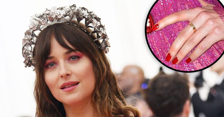 Dakota Johnson’s Manicurist Spills a Halloween Nail Art Hack