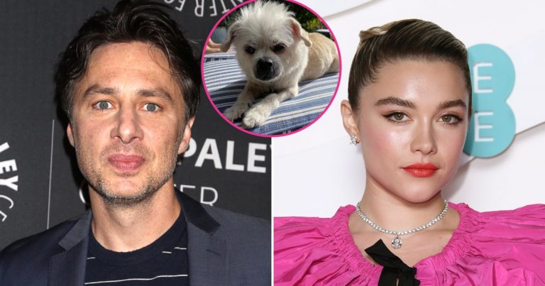 Zach Braff and GF Florence Pugh Mourn the Death of Their Dog Roscoe