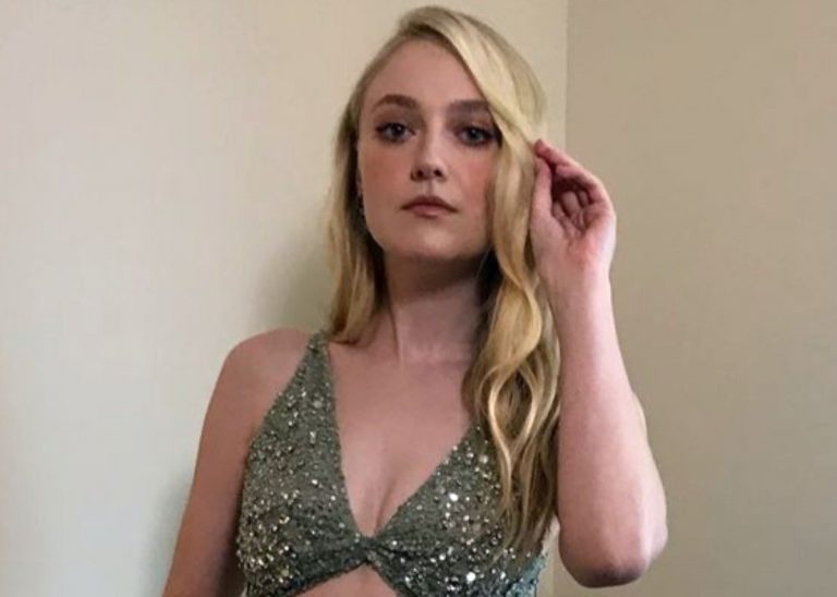 Dakota Fanning Pairs A Cutout Swimsuit With A Skirt — Check Out The Look!