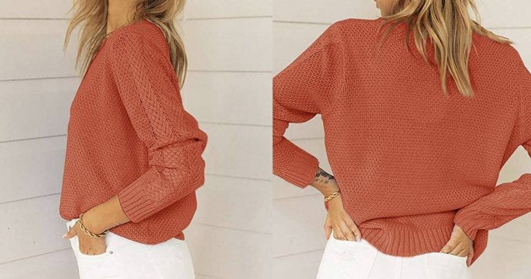 This Knit Sweater Is Ideal for Unpredictable Weather Days