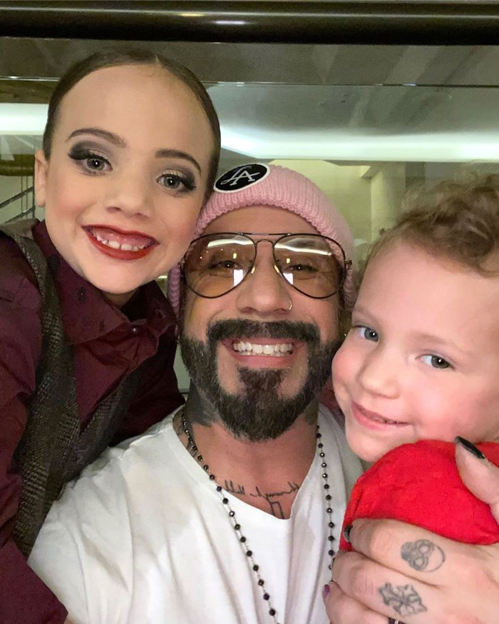 Backstreet Boys AJ McLean and Daughters Instagram