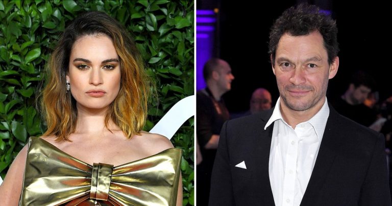 Lily James Was ‘Horrified’ When Dominic West PDA Photos Went Public