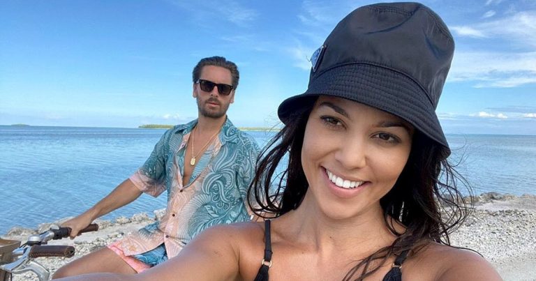 Kourtney Kardashian Poses for Cozy Vacation Pics With Ex Scott Disick