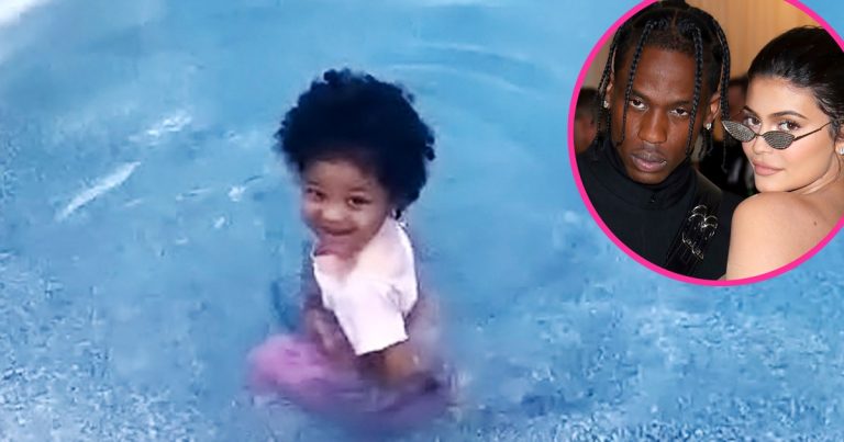 Kylie Jenner and Travis Scott's Daughter Stormi 'Fully Swims' in New Video