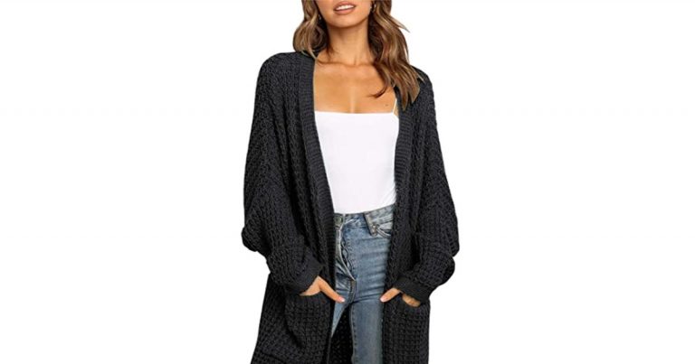 This Knit Cardigan Will Feel Like You’re Wearing a Blanket All Day Long