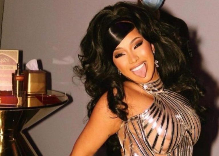 Cardi B Showcases Her Curves In A No-Tan Lines Two Piece Bathing Suit