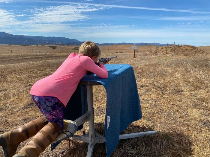 Carey Hart Firm Believer Teaching Kids To Shoot Guns Willow Sage Hart