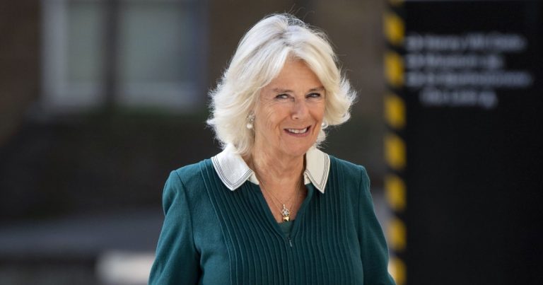 Duchess Camilla's Collared Dress Is the Perfect Fall Hue