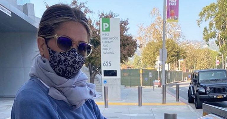 The Silk Mask Jennifer Aniston Wore to Drop Off Her Ballot — On Amazon!