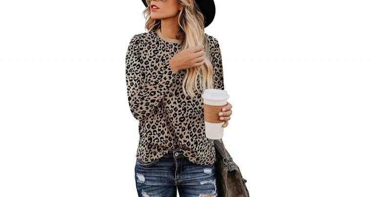 This Long-Sleeve Leopard Tee Is the Easiest Way to Make a Statement