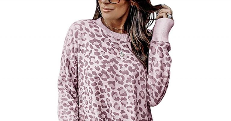 Put a Pastel Spin on Leopard Print With This Pink Pullover