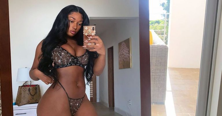 Megan Thee Stallion Shows Off Her New Savage x Fenty Lingerie Set