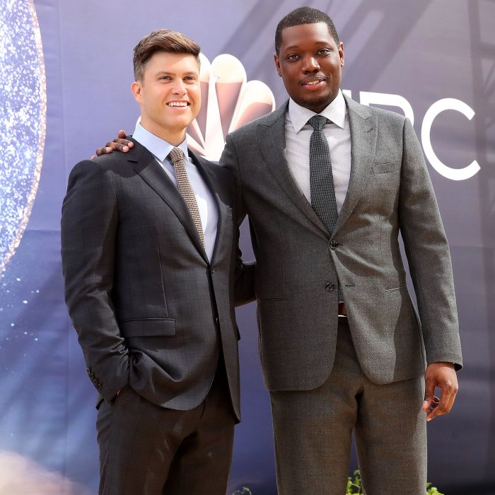 Colin Jost Jokes About Michael Che Objecting at Scarlett Johansson Wedding 3