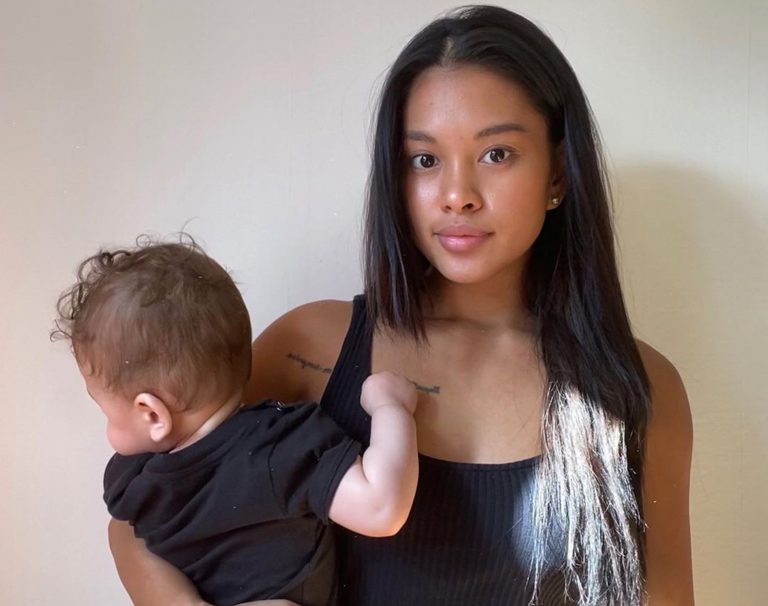 Chris Brown’s Baby Mama, Ammika Harris’ Photo With Baby Aeko Brightens Fans’ Day