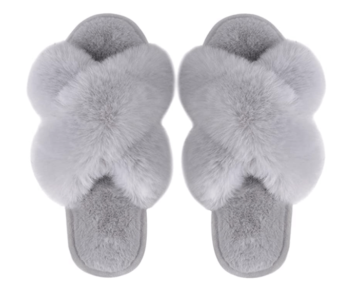 Parlovable Women's Cross Band Slippers