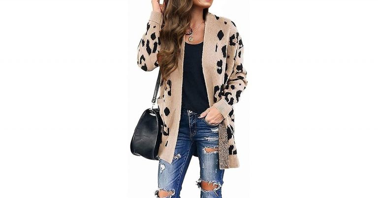 This Fierce Leopard Cardigan Will Show You What Fall Fun Is All About