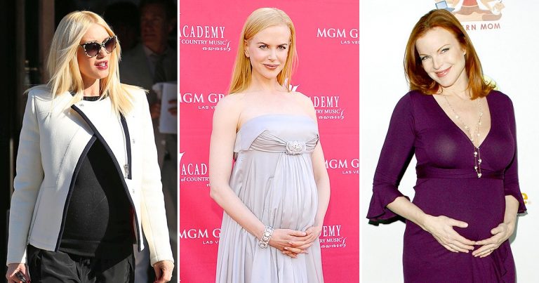 I'm Over 40 — and Pregnant! See Which Stars Welcomed Babies Later in Life