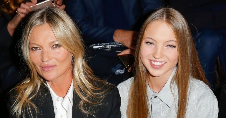 Kate Moss' Daughter Lila Grace Makes Her Runway Debut