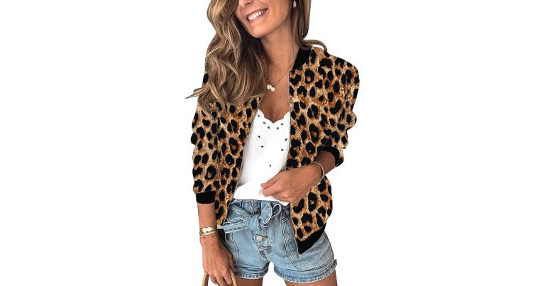 This Leopard Bomber Jacket Will Get You Excited for Colder Weather