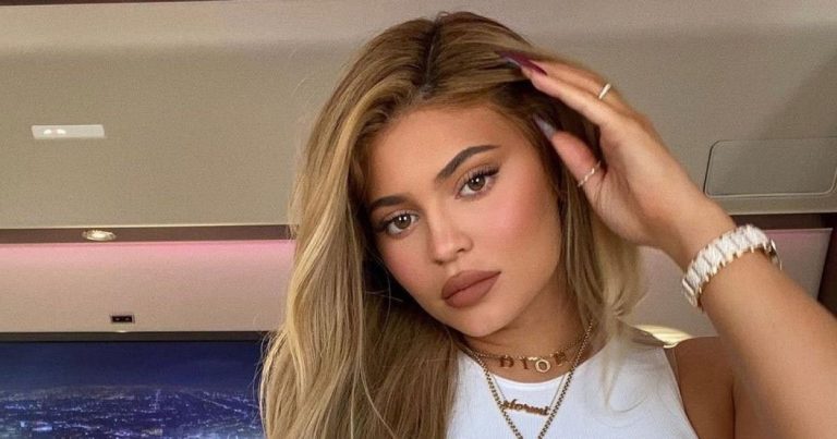 Kylie Jenner Stunned in a Custom ‘Stormi’ Nameplate Necklace