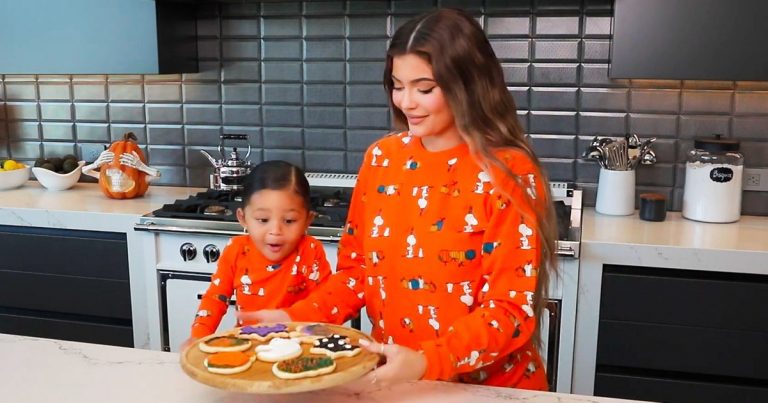 Baking Buddies! Kylie Jenner Reveals Her and Stormi’s Halloween Costumes