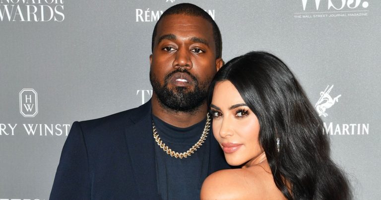 Kim Kardashian Shares Happy Family Photo With Kanye West and Kids Amid Drama