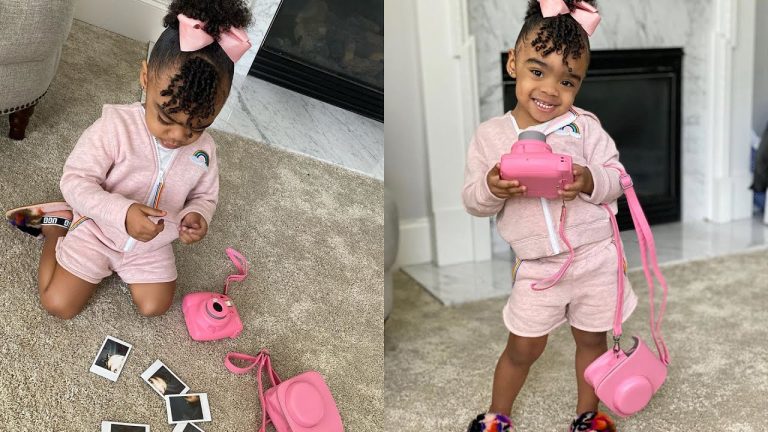 Toya Johnson’s Baby Girl, Reign Rushing Is The Sweetest In A Nova Kids Outfit At The Pumpkin Patch