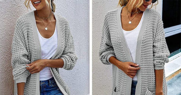 This Chunky Knit Sweater Is the Key to a Boho-Chic Fall Outfit