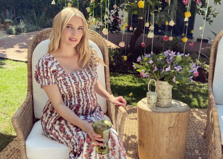 Emma Roberts Looks Like A Princess At Her Baby Shower