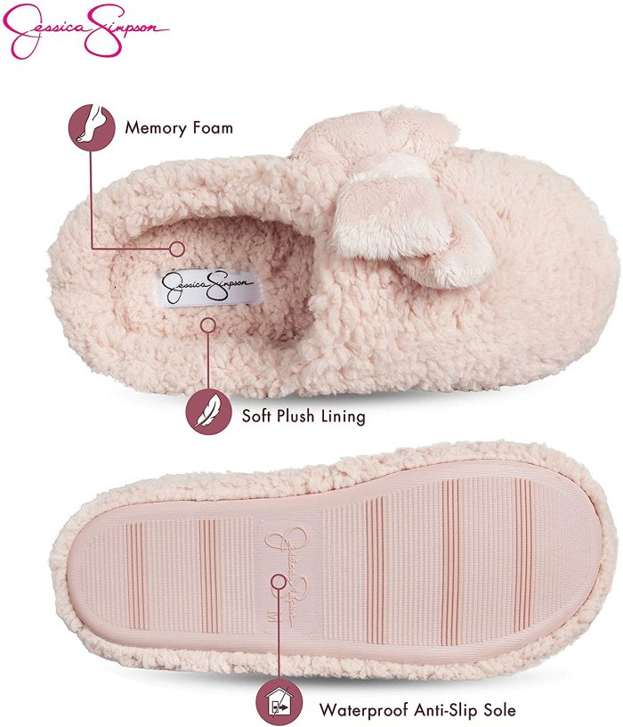 Jessica Simpson Plush Marshmallow Slide-On House Slipper