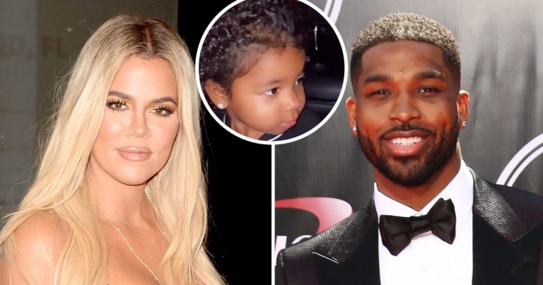 Family Fun! Khloe Kardashian, Tristan Thompson Take True to Halloween Event