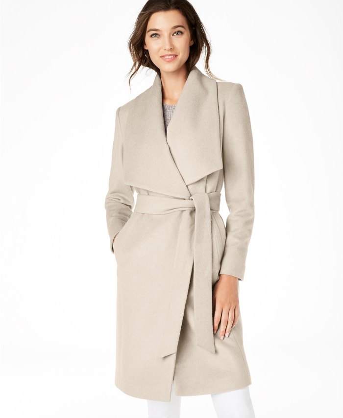 Cole Haan Belted Wrap Coat