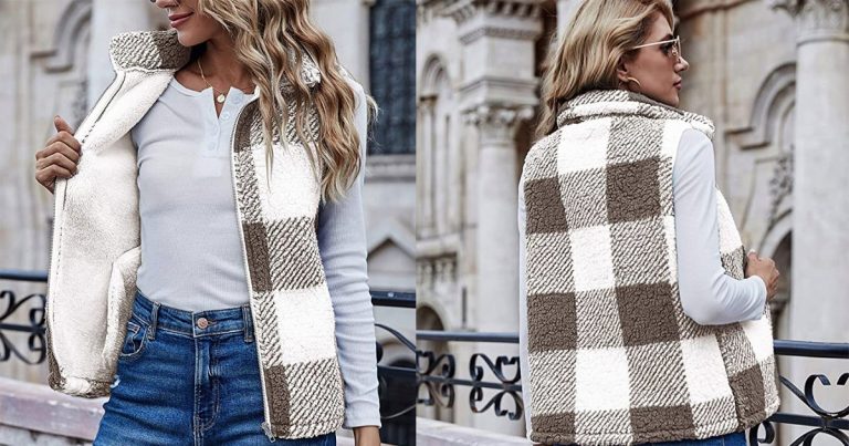 This Cozy Sherpa Vest Is the Ideal Lightweight Fall Layer