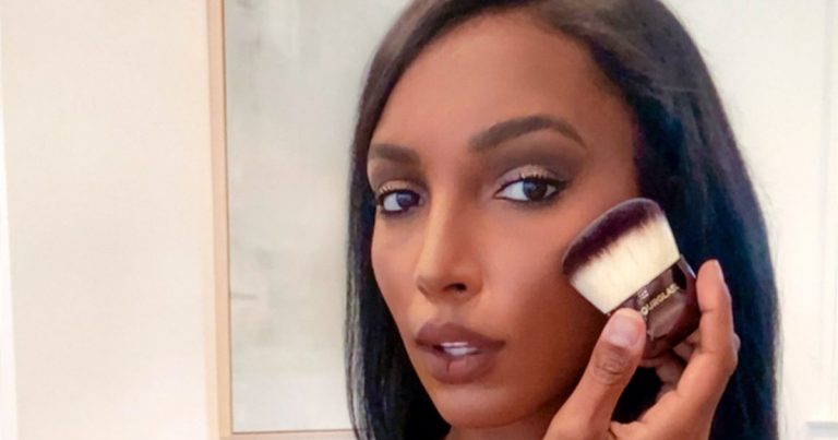 Jasmine Tookes Shot the Most Adorable Makeup Campaign From Home