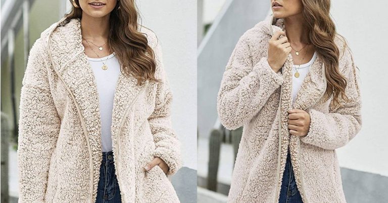 This Fuzzy Sherpa Cardigan Coat Is Softer Than Your Favorite Bathrobe