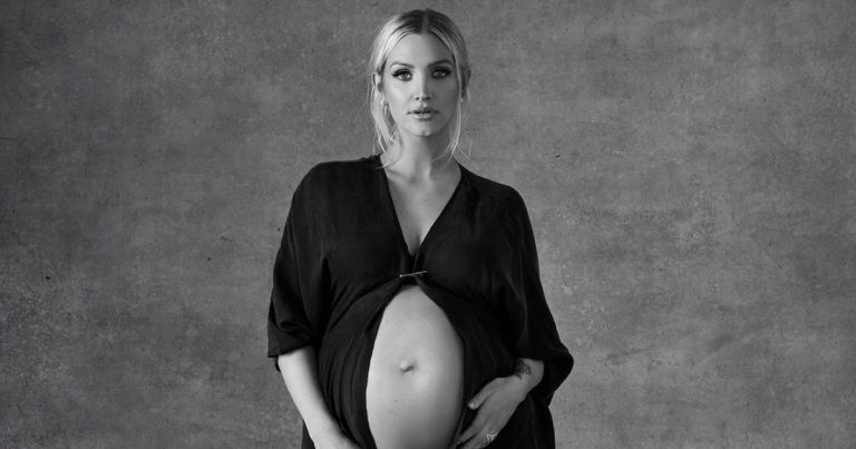 See Pregnant Ashlee Simpson's Bare Baby Bump in Stunning Maternity Shoot