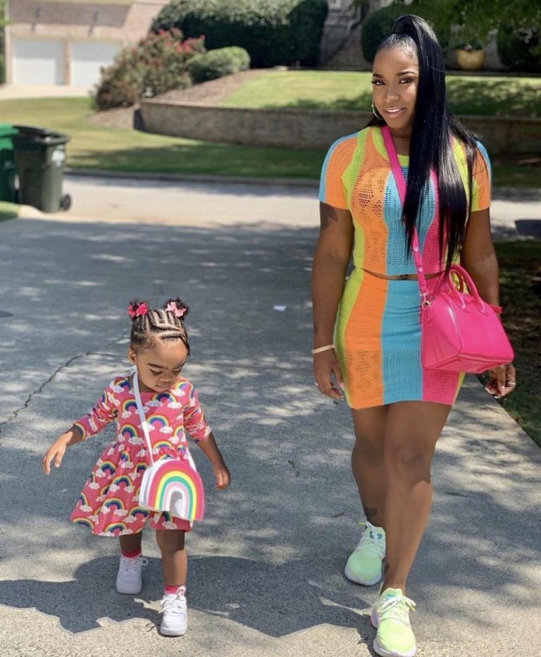 Toya Johnson Is Twinning With Reign Rushing – Check Out Their Playtime Photos!