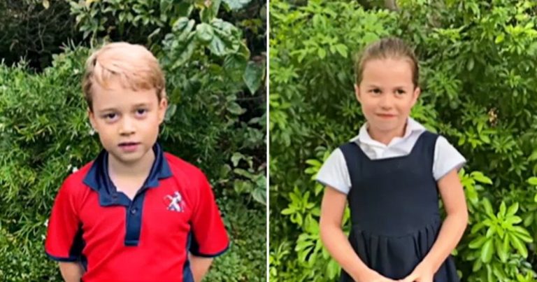 So Cute! George, Charlotte and Louis Speak on Camera for the 1st Time