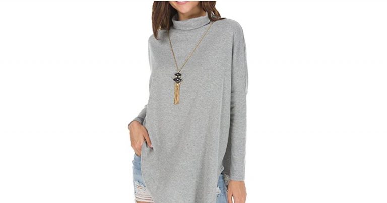 This Loose Batwing Top Feels Like You’re Wearing a Stylish Poncho