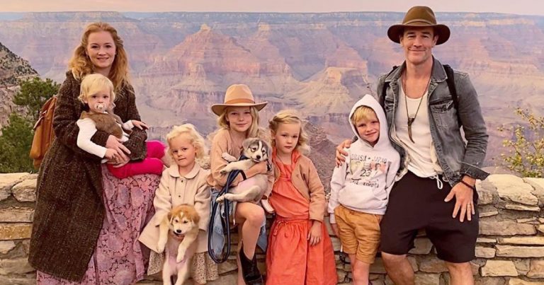 James Van Der Deek and His Kids Check Out the Grand Canyon, More Family Pics