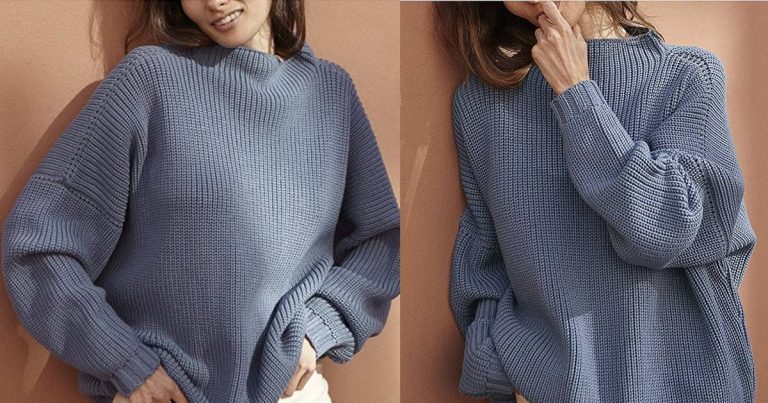 This Chunky Batwing Sweater Can Flatter Nearly Every Body Type