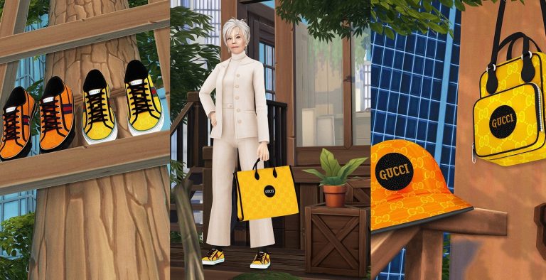 Gucci Partners With The Sims 4 Custom Content Creators For “Off the Grid” Campaign