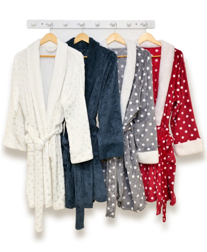 Martha Stewart Collection Plush Bath Robe