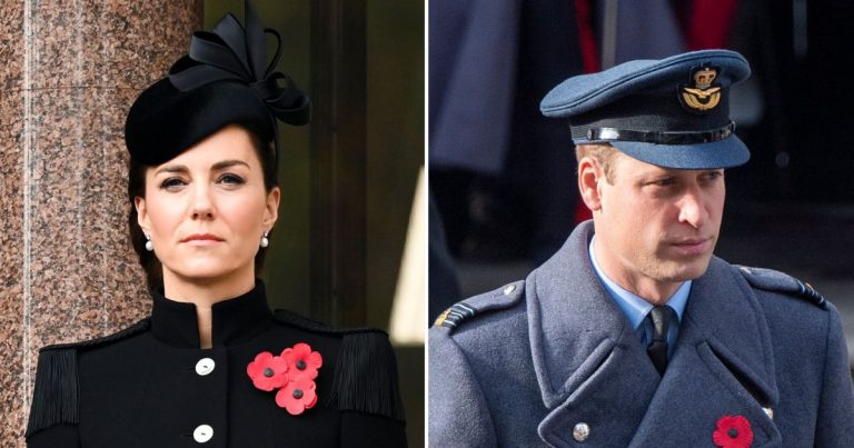 Kate and Prince William Join Queen Elizabeth II at Remembrance Day Ceremony