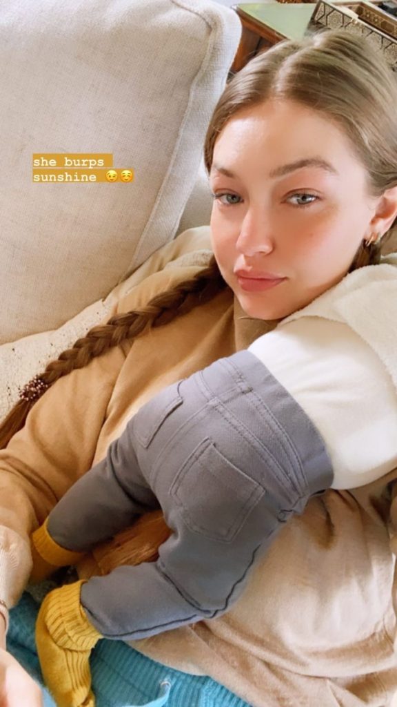 Gigi Hadid Shares New Photo of Baby Daughter With Zayn Malik