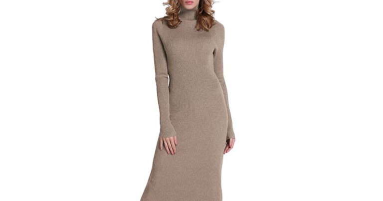 This Turtleneck Sweater Dress Is the Definition of Minimalist Chic