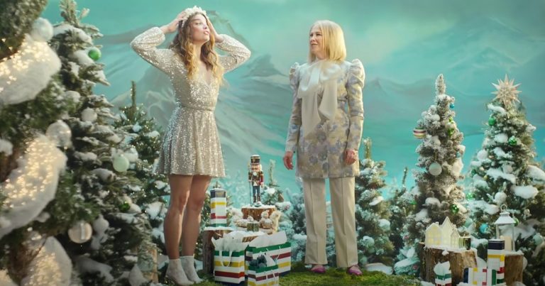 Catherine O'Hara and Annie Murphy in the Most Wonderful Holiday Campaign